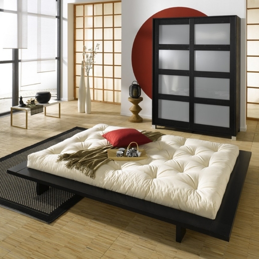 japan bed 140*200 cm black